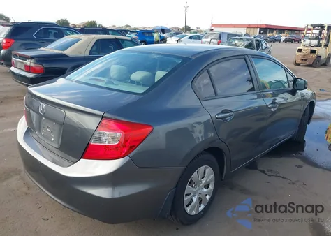 2012 Honda Civic Lx z USA, uszkodzony, nr VIN 2HGFB2F50CH584856